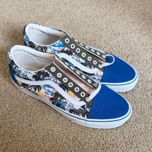 Vans NWT Men’s Custom Tropical Print Skate Shoes 10.5